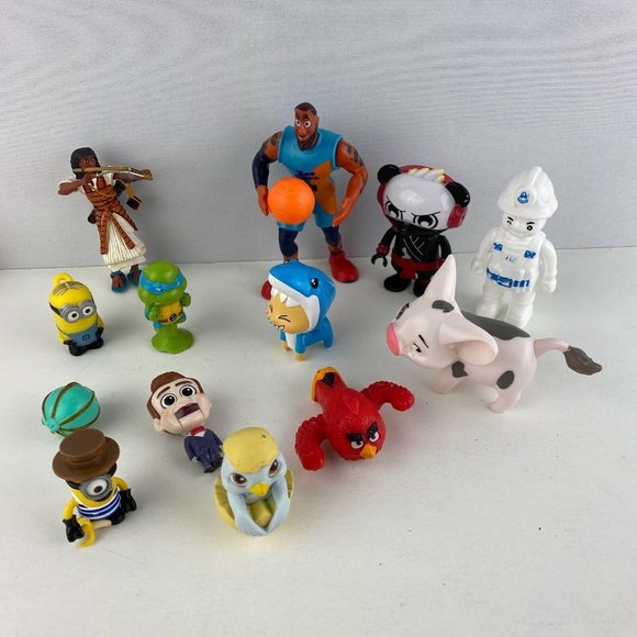Toy Figure Lot Geobra Ryans World Moana Dispicable Me Disney + More Toys Figures - Picture 1 of 7